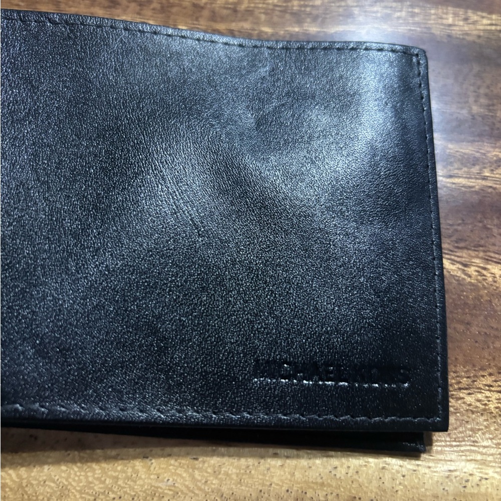 Michael Kors Sleek Black Leather Wallet
